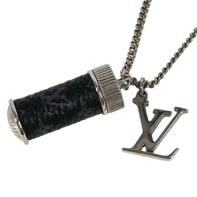 Louis Vuitton Necklace Charm Metal Black in Black from The Reluxe, photo 1 of 1