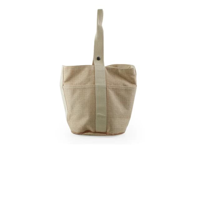 Hermès Saxo GM Cream in White Canvas from The Purse Affair, photo 1 of 1