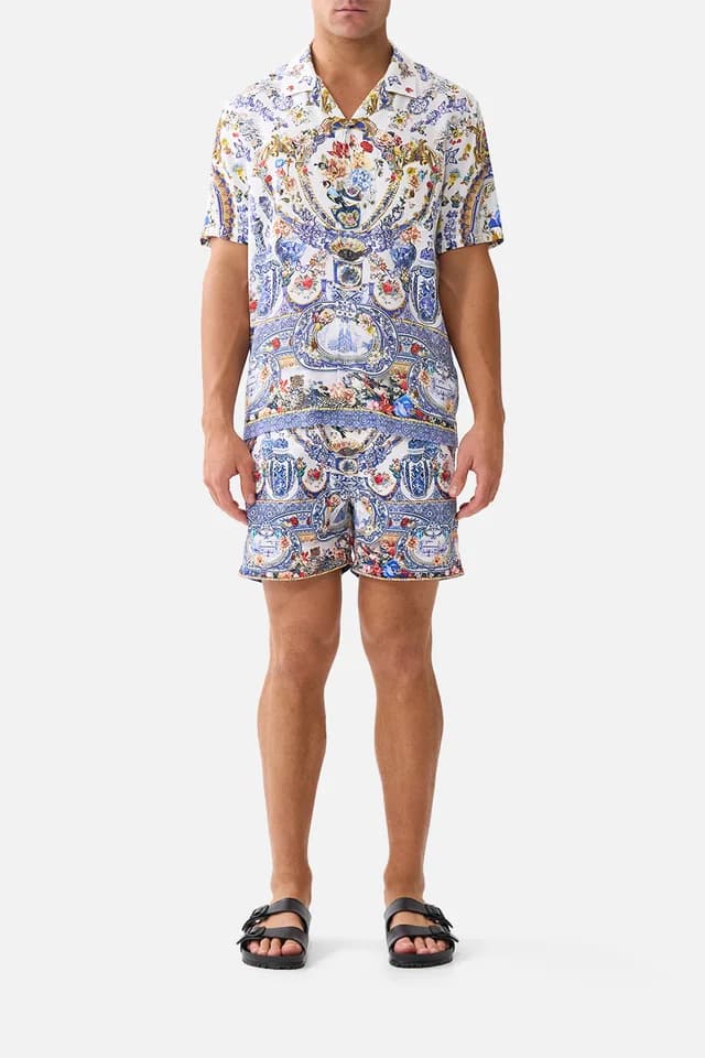 Camilla eBoutique SHORT SLEEVE CAMP COLLARED SHIRT THE POTTERY PARLOUR, image 1 of 1 from CAMILLA