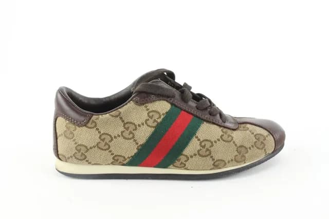 Gucci 1.5 US Kids Size Monogram GG Web Sneaker from Bagriculture, photo 1 of 1