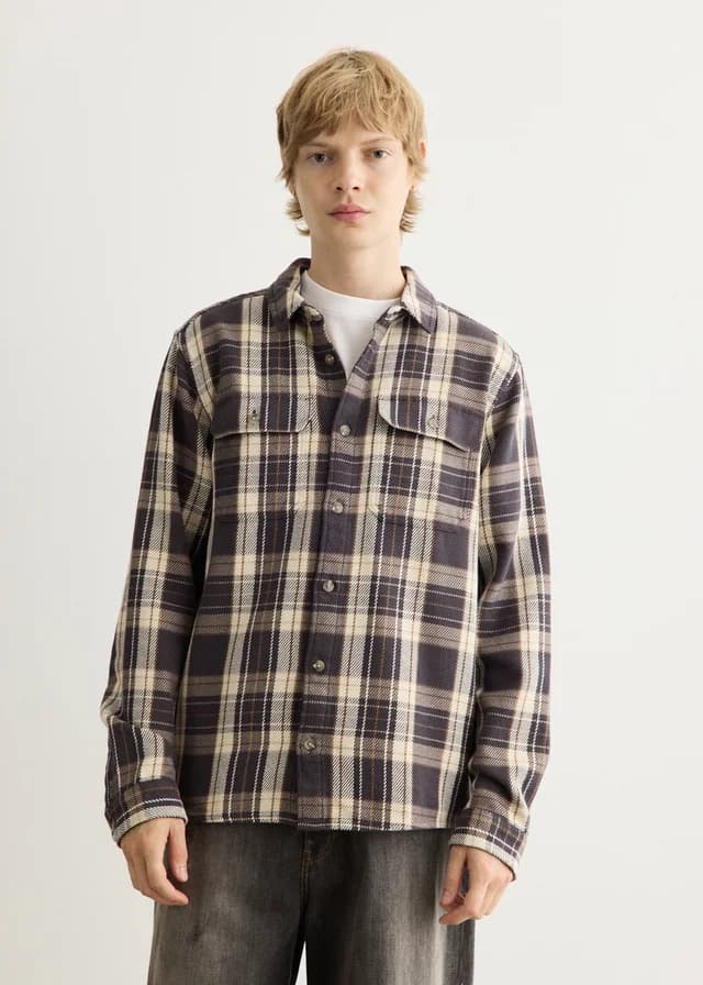 Patagonia Fjord Loft Shirt in Sculptor: Ink Black, image 1 of 1 from Incu