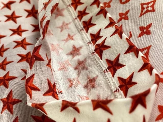 Rare Men's XL Orange Star LV Logo Monogram T-Shirt in Orange Canvas from Bagriculture, photo 1 of 1