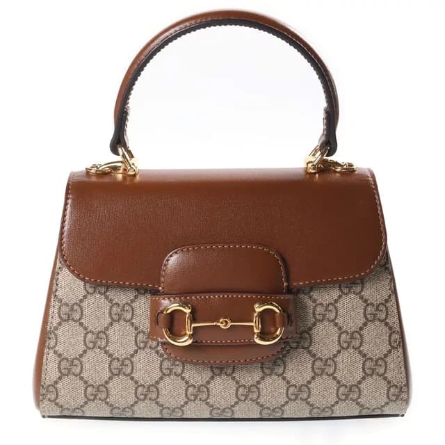 Gucci Horsebit Mini Top Handle 1955 Shoulder Bag Beige in Beige from The Reluxe, photo 1 of 1