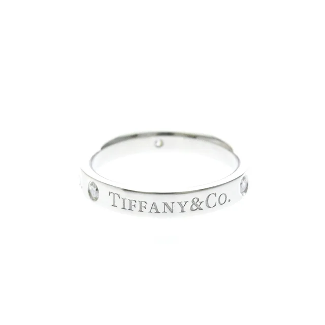 Tiffany & Co. Flat Band Ring in Silver Platinum from Elady, photo 1 of 1