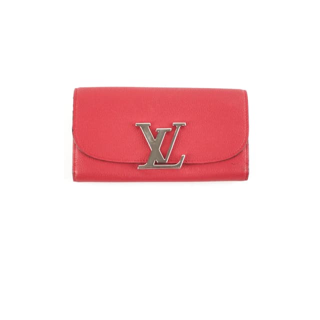Louis Vuitton Dark Pink Long Wallet in Pink Leather from The Purse Affair, photo 1 of 1