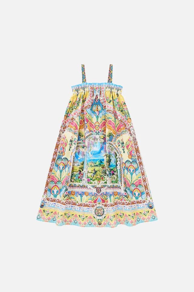 Camilla eBoutique KIDS WIDE STRAP MAXI SUN DRESS NAVÀS NOUVEAU, image 1 of 1 from CAMILLA