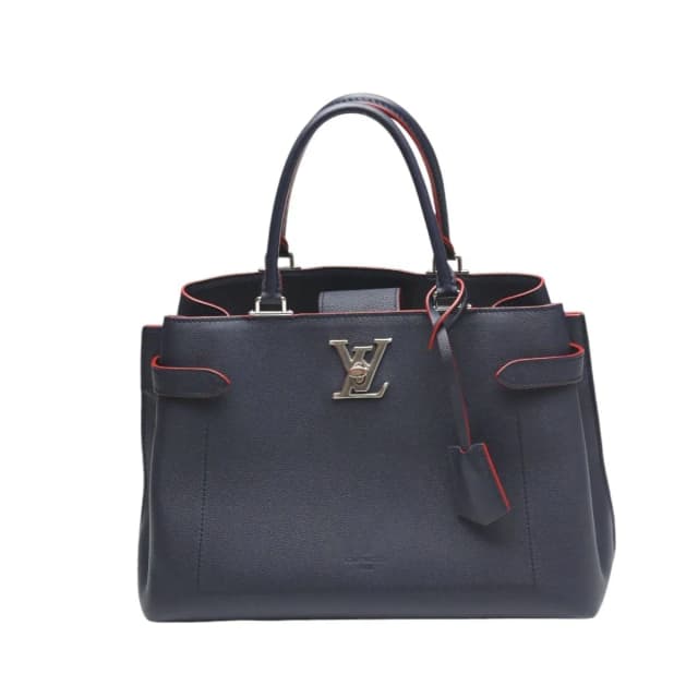 Louis Vuitton 2-Way Bag Lock Me De Marines Rouge Handbag in Red Calfskin from The Reluxe, photo 1 of 1