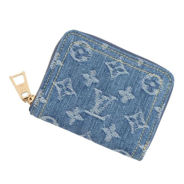 Louis Vuitton Coin Case Monogram Denim Zippy Purse in Denim from The Reluxe, photo 1 of 1