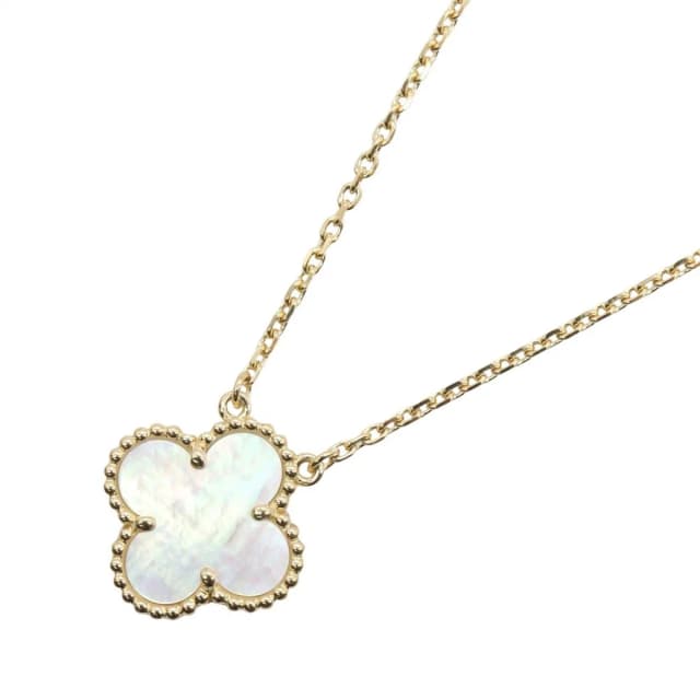 Van Cleef & Arpels Necklace Vintage Alhambra Mother of Pearl 42 18k from The Reluxe, photo 1 of 1