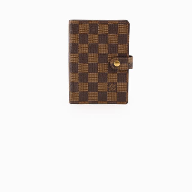 Louis Vuitton Damier Ebene Small Ring Agenda PM in Brown Canvas from The Purse Affair, photo 1 of 1