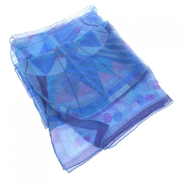 Hermès Stole Scarf Blue in Blue Silk from The Reluxe, photo 1 of 1