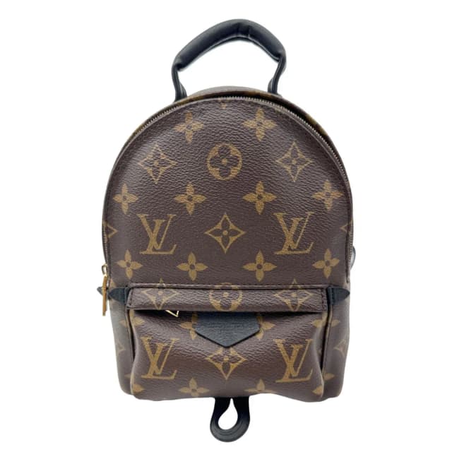 Louis Vuitton Palm Spring Mini Monogram Canvas Backpack Brown in Brown Coated canvas from Dallas Designer Handbags, photo 1 of 1