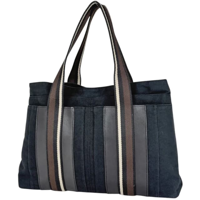 Hermès Troca Horizontal MM Tote Bag Canvas Black in Black Canvas from The Reluxe, photo 1 of 1