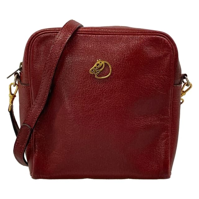 Hermès Shoulder Bag Red Gold Jockey Leather in Red Leather from The Reluxe, photo 1 of 1