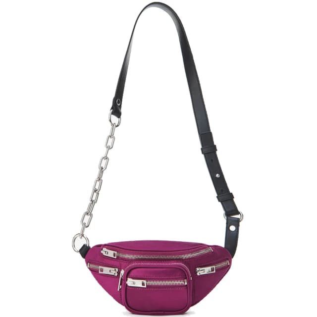 Alexander Wang Attica Belt Bag Mini Satin, Purple, image 1 of 1 from Cultstatus
