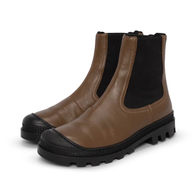 Loewe Chelsea Boots 37 in Khaki Calfskin from Blue Spinach, photo 1 of 1