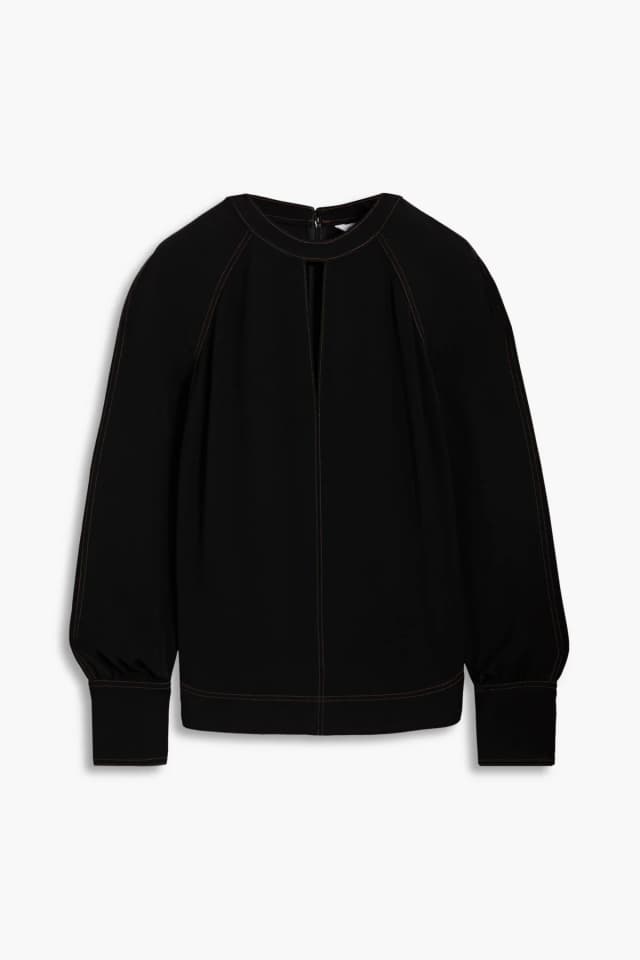 Veronica Beard Tena Cutout Cady Blouse, image 1 of 1 from THE OUTNET