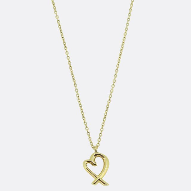 Tiffany & Co. Paloma Picasso Open Heart Pendant Necklace from The Vintage Jeweller, photo 1 of 1