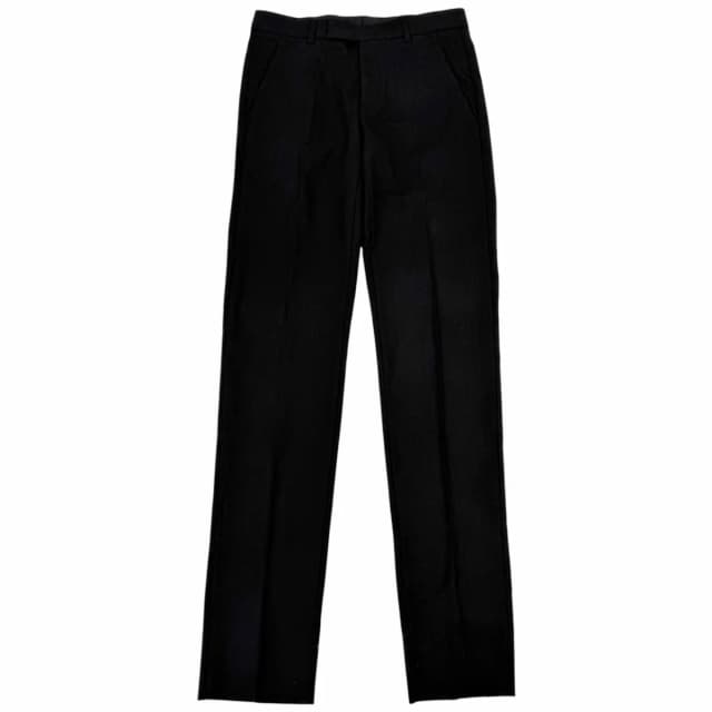 Dior Homme Wool Single Trousers Black 44 Pants in Black Wool from The Reluxe, photo 1 of 1