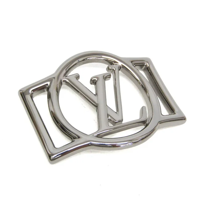 Scarf Ring Silver LV logo buckle scarf ring M77106 in Silver Metal from Elady, photo 1 of 1