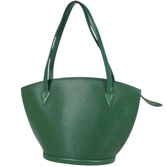 Louis Vuitton Saint Jacques Shopping Tote Shoulder Bag Epi Borneo Green in Green from The Reluxe, photo 1 of 1