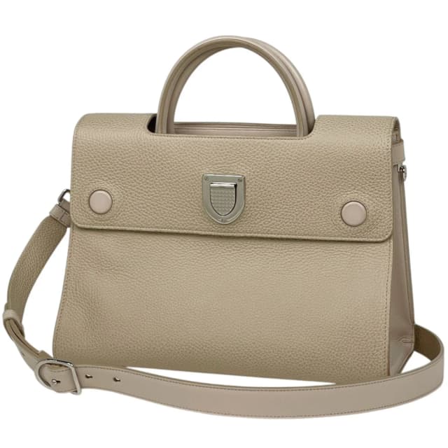 Dior Handbag Ever 2-Way Leather Beige in Beige Leather from The Reluxe, photo 1 of 1