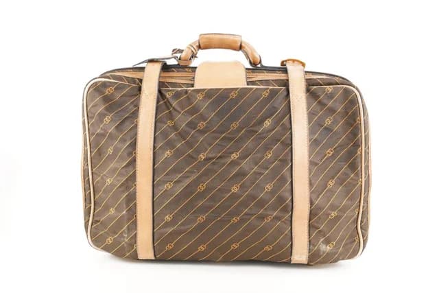 Gucci Monogram GG Stripe Luggage Suitcase in Canvas from Bagriculture, photo 1 of 1