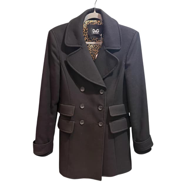 Dolce & Gabbana Coat Sz 42 in Black from Revivre Luxury Consignment, photo 1 of 1