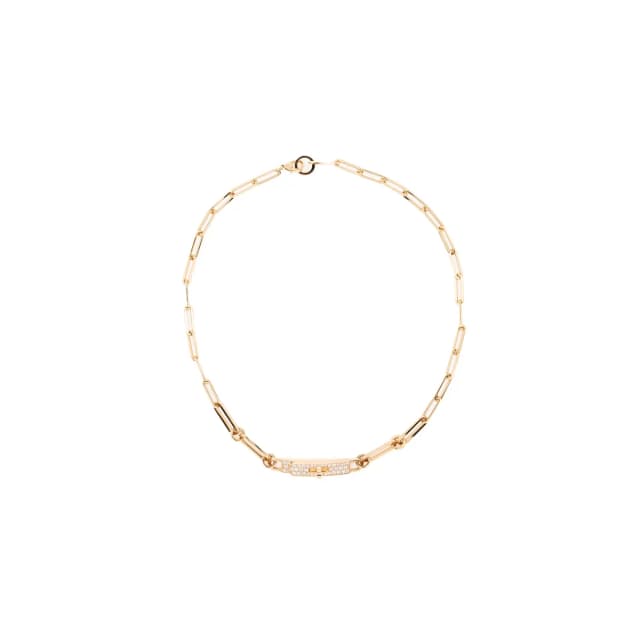 Hermès Kelly Chain Chocker/double bracelet rose gold, diamonds in Pink from EMIER, photo 1 of 1