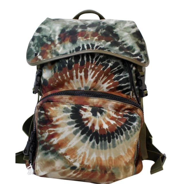 Valentino Garavani Tie-dye Flap Top Nylon Backpack Multicolor in Multicolor Nylon from Dallas Designer Handbags, photo 1 of 1