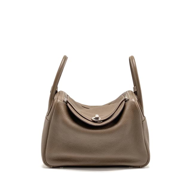 Hermès Lindy 30 Clemence Etoupe SHW Stamp U in Taupe Clemence leather from EMIER, photo 1 of 1