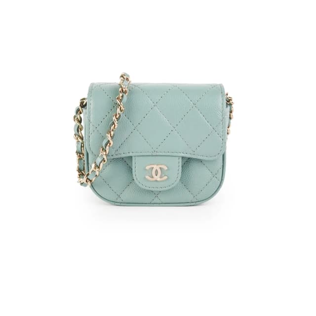 Chanel Micro Bag in Green Caviar leather from The Purse Affair, photo 1 of 1