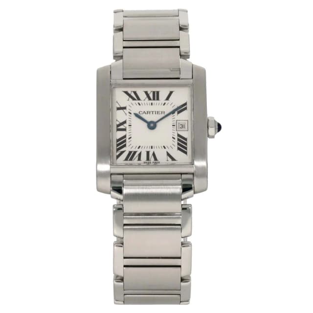 Cartier Tank Francaise W51011Q3 25mm Stainless Steel Watch from H&T, photo 1 of 1
