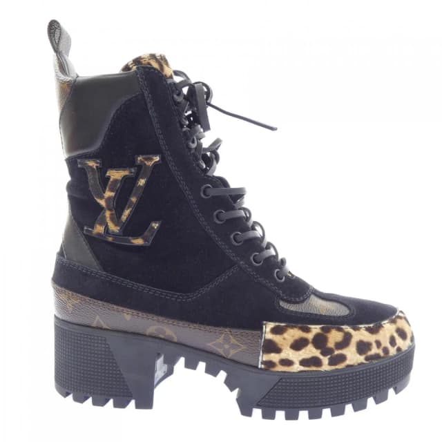 Louis Vuitton Laureate Line Boots in Coated canvas from The Reluxe, photo 1 of 1