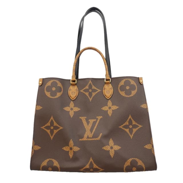 Louis Vuitton Tote Bag Monogram Giant Reverse On The Go GM Brown 2-Way in Brown from The Reluxe, photo 1 of 1