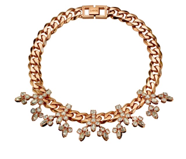 MAWI Crystal Blossom Necklace, Rose Gold, image 1 of 1 from Cultstatus