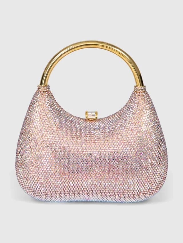 Judith Leiber Ombré Crystal-Embellished Evening Bag in multicolor Leather from Grailed, photo 1 of 1
