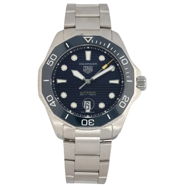 TAG Heuer Aquaracer Professional 300 Date WBP201B-0 43mm Stainless Steel Watch from H&T, photo 1 of 1