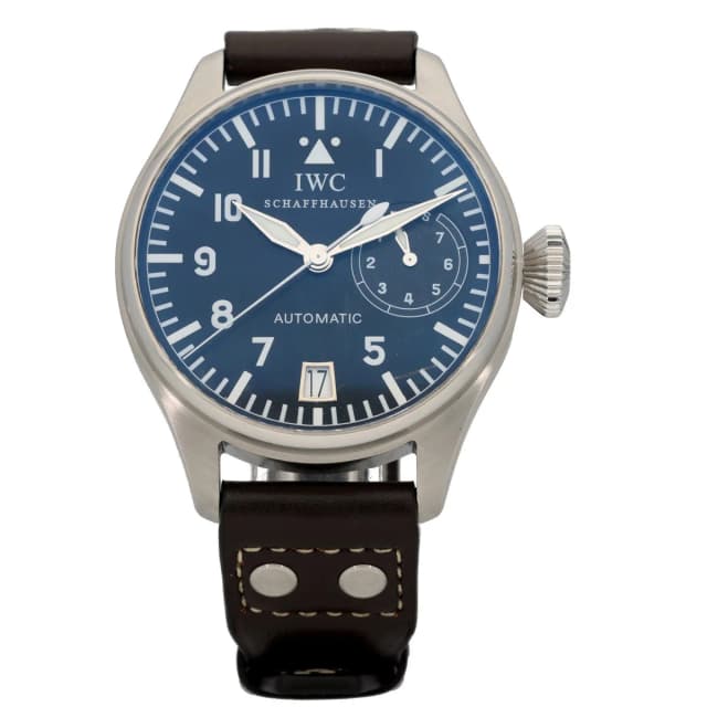 IWC Big Pilot's Watch IW500201 46mm Stainless Steel Watch in Leather from H&T, photo 1 of 1