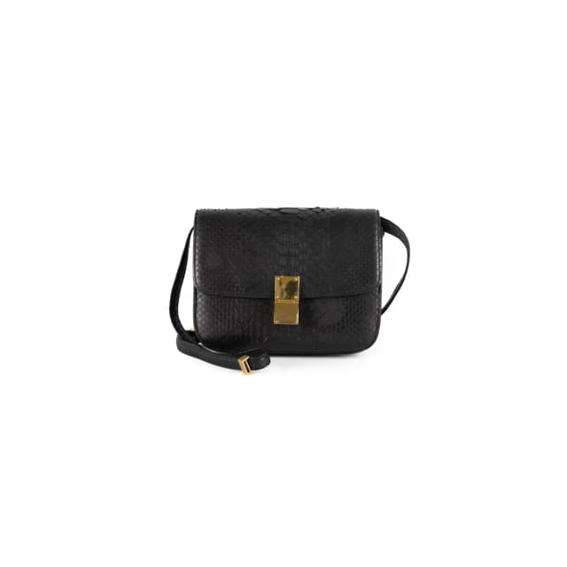 Celine Box Python Bag Black in Black Python from The Purse Affair, photo 1 of 1