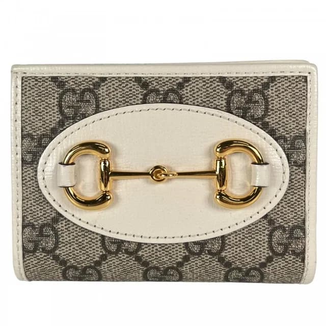Gucci Bifold Wallet GG Canvas Brown Gold in Brown Canvas from The Reluxe, photo 1 of 1