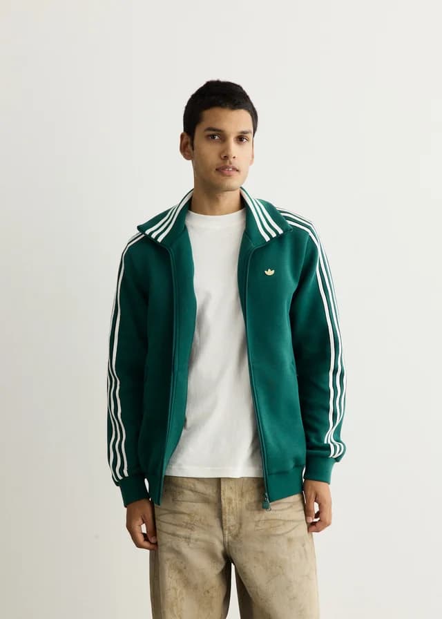 Adidas Classic Track Top in CGREEN, image 1 of 1 from Incu