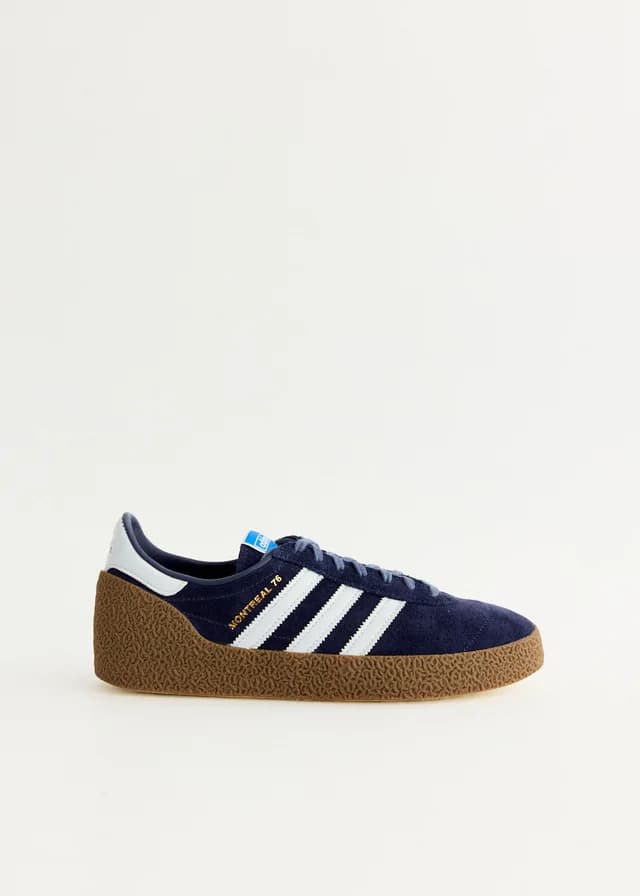 Adidas Montreal 76 'Shadow Navy' Sneakers in MSHANAV/HALBLU, image 1 of 1 from Incu