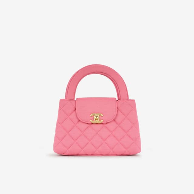 Chanel Small Kelly Re-Edition - Bright Pink Jersey | Champagne Gold Hardware in Pink Jersey from Bagista, photo 1 of 1