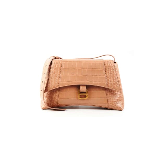 Balenciaga Soft Hourglass Bag Beige Medium Size in Beige Calfskin from The Purse Affair, photo 1 of 1