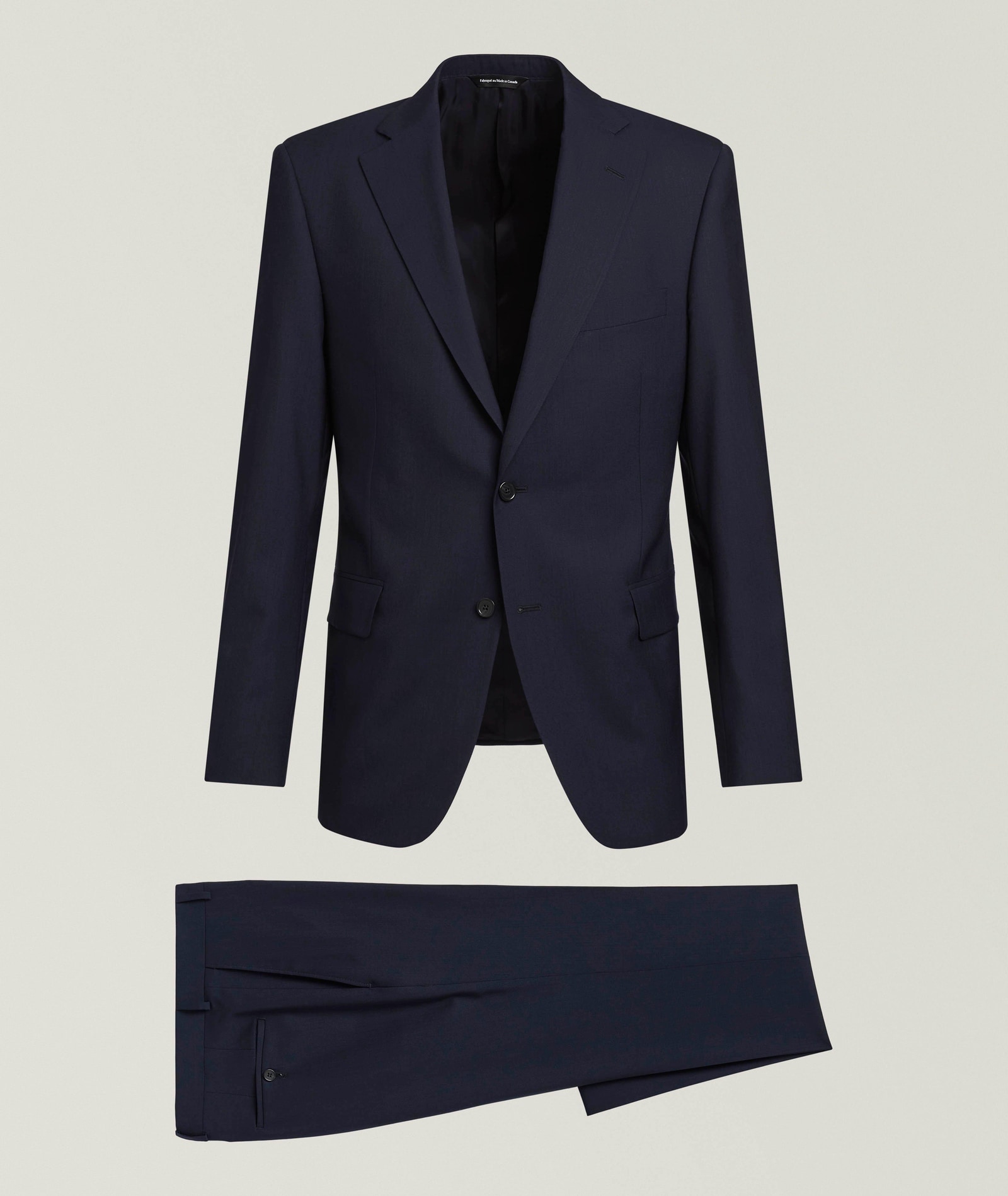 Harry Rosen 1954 Plain Weave Super 110s Wool Suit in Blue Wool & Wool Blends, image 1 of 1 from Harry Rosen