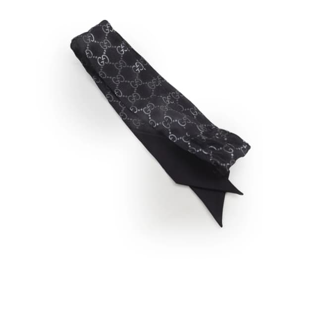 Gucci GG Bandeau BB Black in Black Silk from The Purse Affair, photo 1 of 1