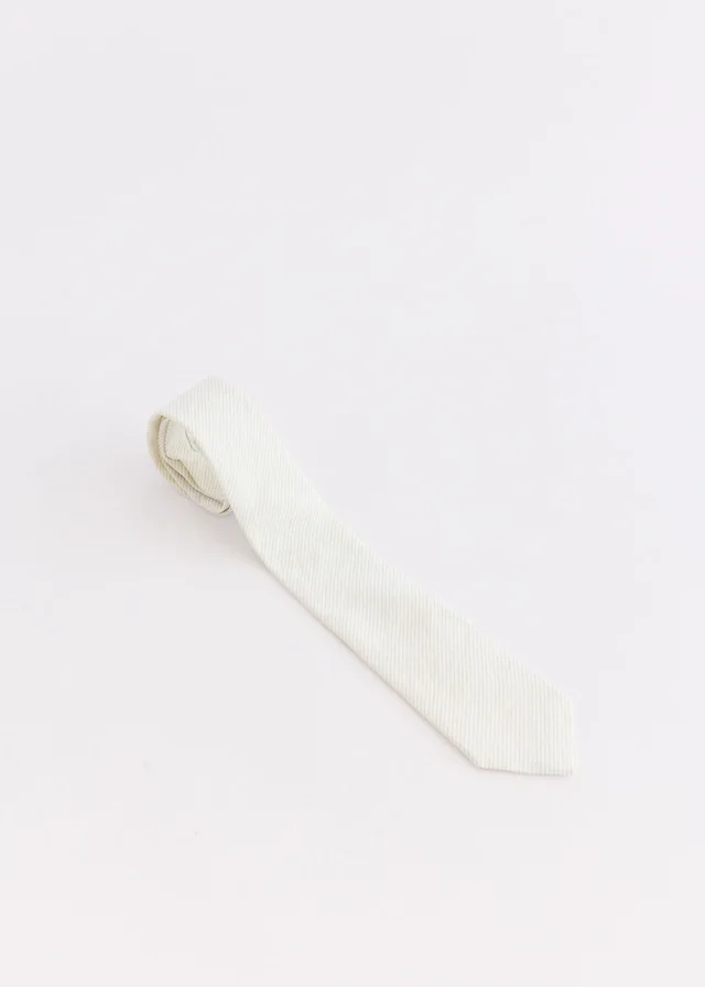 Our Legacy Line Stripe Tie in Midnight Line Stripe Modalux, image 1 of 1 from Incu
