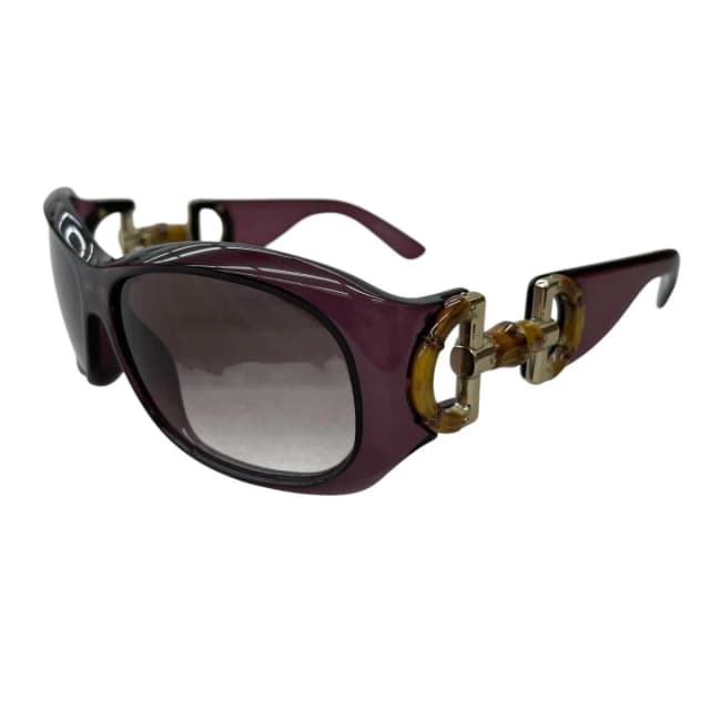 Gucci Sunglasses Bamboo Brown Eyewear in Brown from The Reluxe, photo 1 of 1