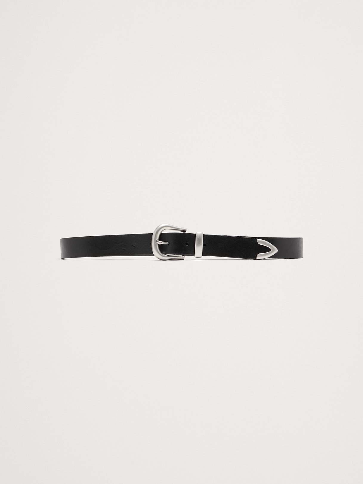 Banana Republic Western Leather Belt in Black, image 1 of 1 from Banana Republic (US)